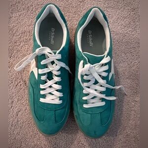Dr. Scholl's Time Off Win Women’s Green Platform Sneakers Size 8.5